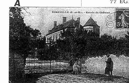 Ville de EGREVILLE Carte postale ancienne