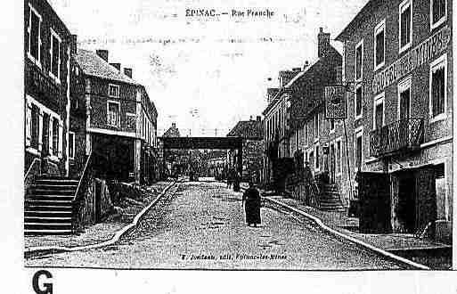Ville de EPINAC Carte postale ancienne