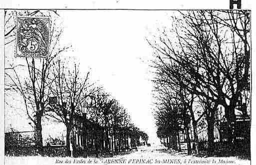 Ville de EPINAC Carte postale ancienne