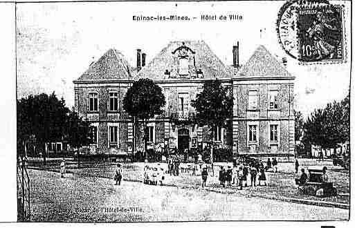 Ville de EPINAC Carte postale ancienne
