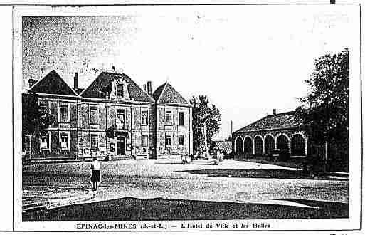 Ville de EPINAC Carte postale ancienne
