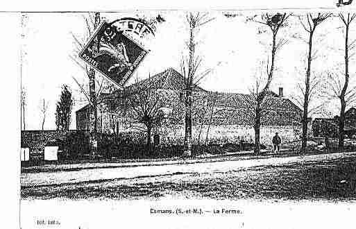 Ville de ESMANS Carte postale ancienne