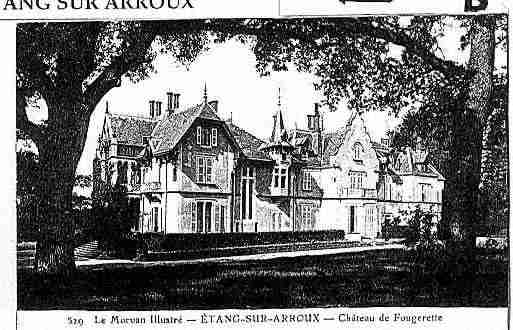 Ville de ETANGSURARROUX Carte postale ancienne Ville de ETANGSURARROUX Carte postale ancienne