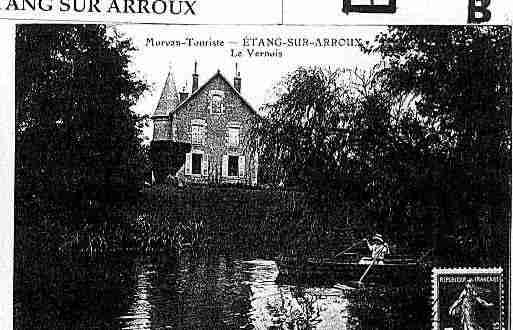 Ville de ETANGSURARROUX Carte postale ancienne