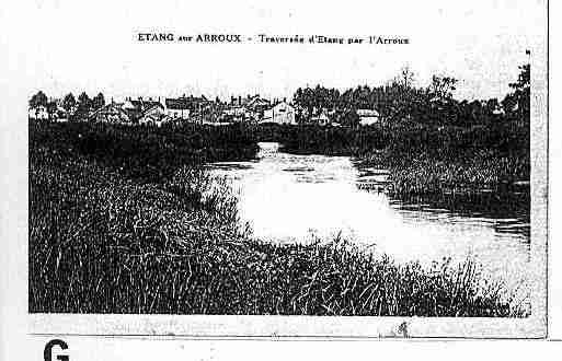 Ville de ETANGSURARROUX Carte postale ancienne