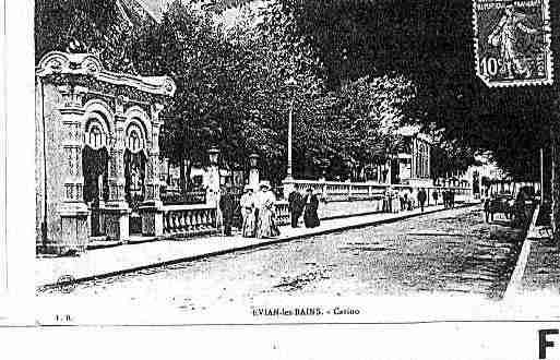 Ville de EVIANLESBAINS Carte postale ancienne