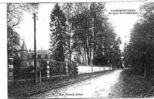 Ville de FAREMOUTIERS Carte postale ancienne