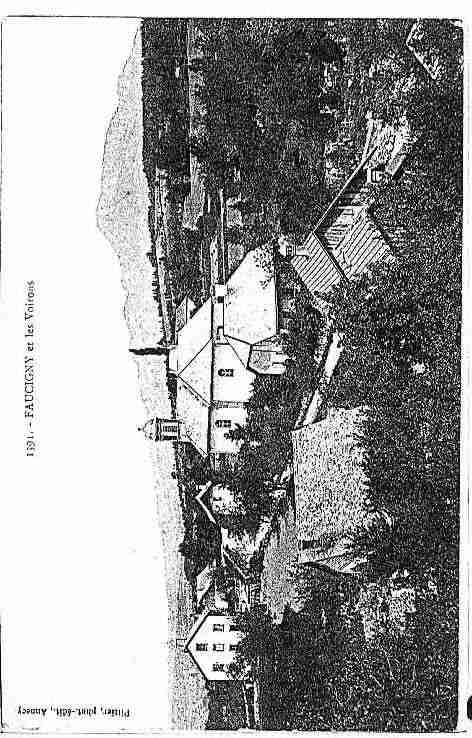 Ville de FAUCIGNY Carte postale ancienne Ville de FAUCIGNY Carte postale ancienne