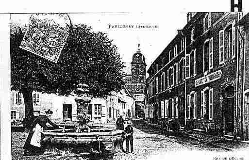 Ville de FAUCOGNEYETLAMER Carte postale ancienne