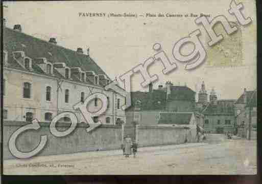 Ville de FAVERNEY Carte postale ancienne Ville de FAVERNEY Carte postale ancienne