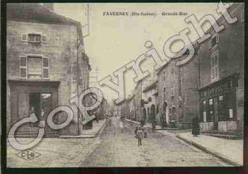 Ville de FAVERNEY Carte postale ancienne Ville de FAVERNEY Carte postale ancienne