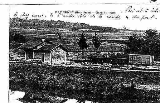 Ville de FAVERNEY Carte postale ancienne