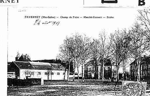 Ville de FAVERNEY Carte postale ancienne