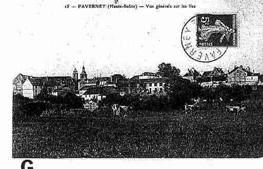 Ville de FAVERNEY Carte postale ancienne