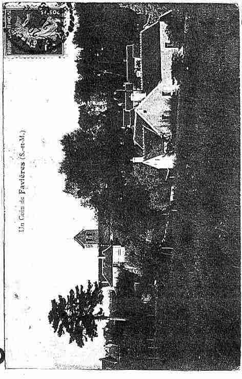Ville de FAVIERES Carte postale ancienne Ville de FAVIERES Carte postale ancienne