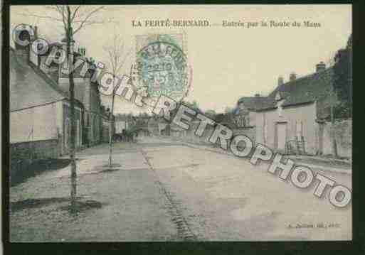 Ville de FERTEBERNARD(LA) Carte postale ancienne