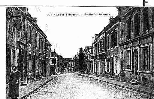 Ville de FERTEBERNARD(LA) Carte postale ancienne