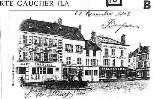 Ville de FERTEGAUCHER(LA) Carte postale ancienne