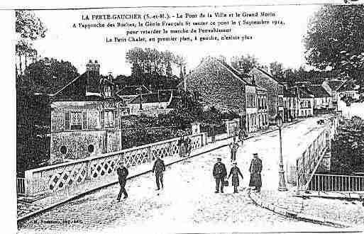 Ville de FERTEGAUCHER(LA) Carte postale ancienne