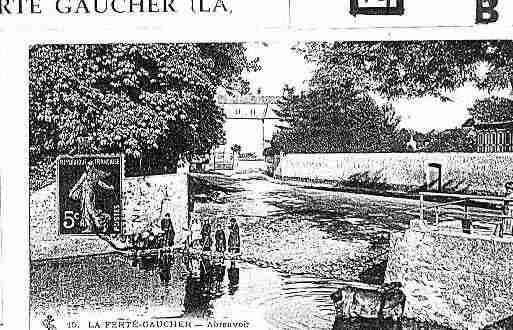 Ville de FERTEGAUCHER(LA) Carte postale ancienne