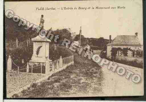 Ville de FLEE Carte postale ancienne