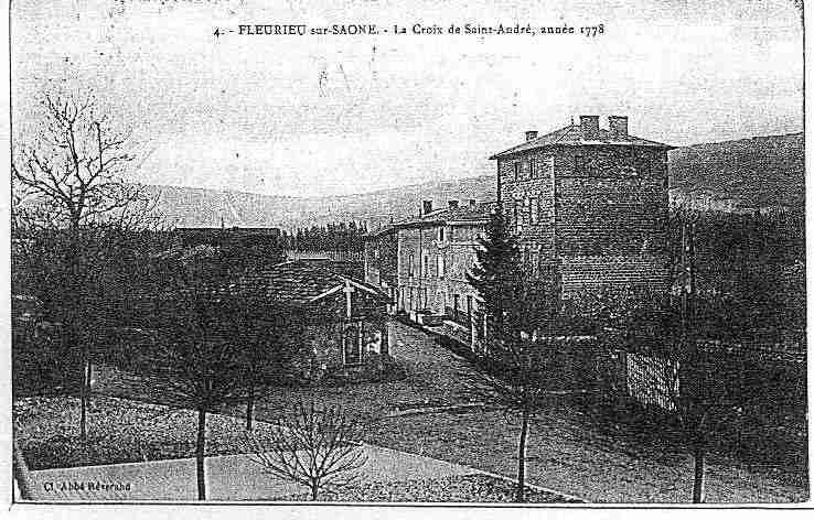 Ville de FLEURIEUSURSAONE Carte postale ancienne Ville de FLEURIEUSURSAONE Carte postale ancienne