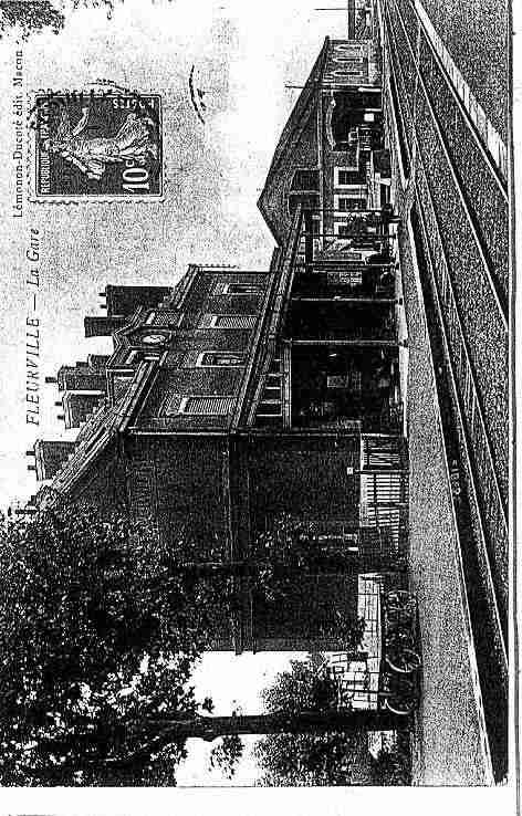 Ville de FLEURVILLE Carte postale ancienne