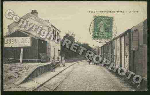 Ville de FLEURYENBIERE Carte postale ancienne Ville de FLEURYENBIERE Carte postale ancienne