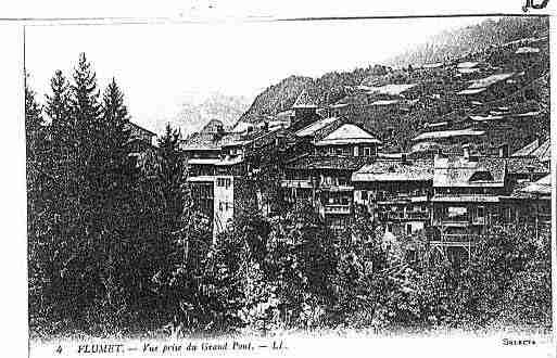 Ville de FLUMET Carte postale ancienne