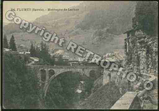 Ville de FLUMET Carte postale ancienne