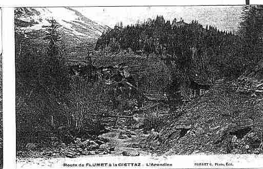 Ville de FLUMET Carte postale ancienne