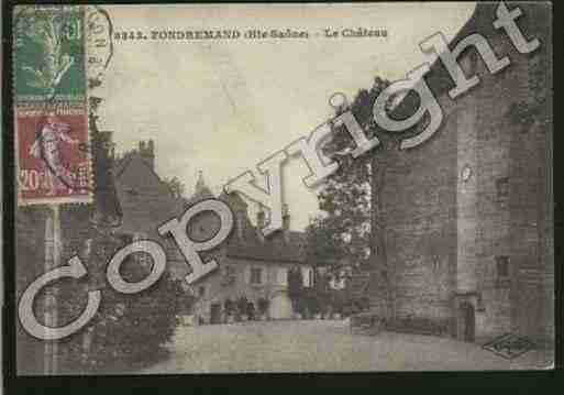 Ville de FONDREMAND Carte postale ancienne