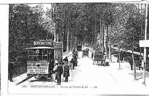 Ville de FONTAINEBLEAU Carte postale ancienne