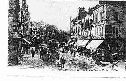 Ville de FONTAINEBLEAU Carte postale ancienne