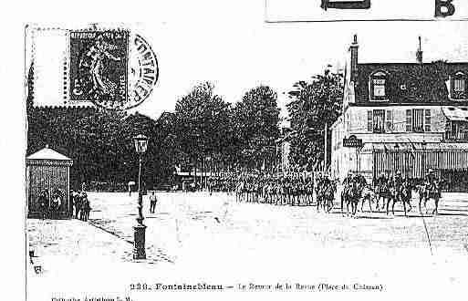 Ville de FONTAINEBLEAU Carte postale ancienne Ville de FONTAINEBLEAU Carte postale ancienne