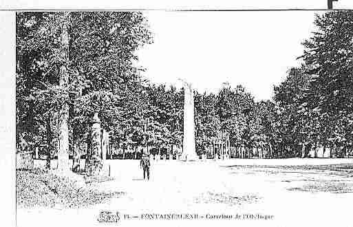 Ville de FONTAINEBLEAU Carte postale ancienne