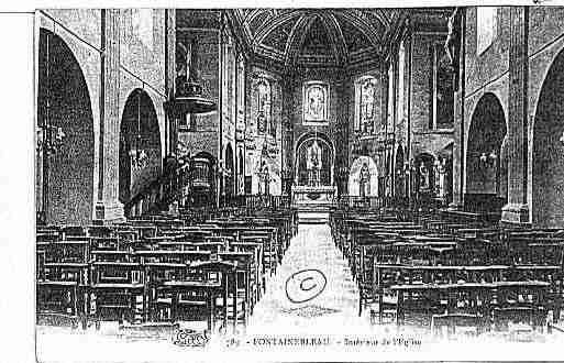 Ville de FONTAINEBLEAU Carte postale ancienne