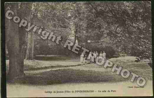 Ville de FONTAINEBLEAU Carte postale ancienne