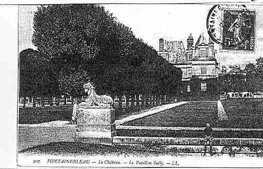 Ville de FONTAINEBLEAU Carte postale ancienne Ville de FONTAINEBLEAU Carte postale ancienne