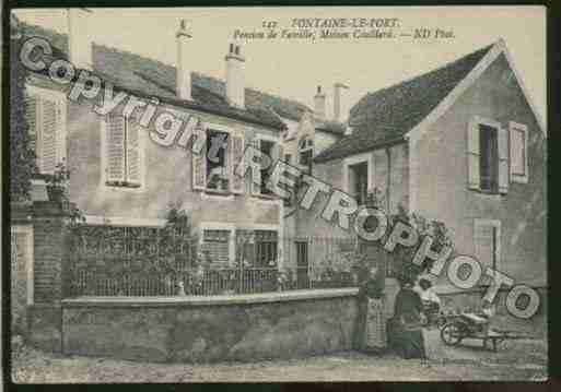 Ville de FONTAINELEPORT Carte postale ancienne