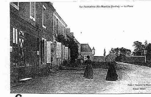 Ville de FONTAINESAINTMARTIN(LA) Carte postale ancienne