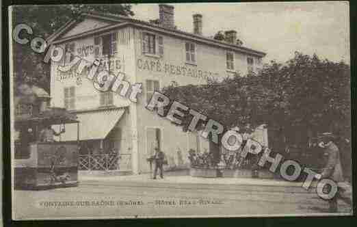 Ville de FONTAINESSURSAONE Carte postale ancienne