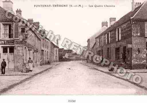 Ville de FONTENAYTRESIGNY Carte postale ancienne