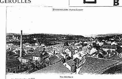 Ville de FOUGEROLLES Carte postale ancienne