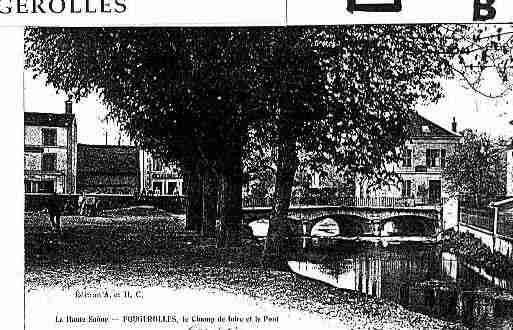 Ville de FOUGEROLLES Carte postale ancienne