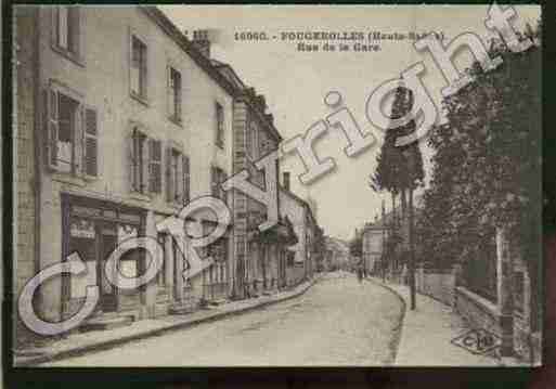 Ville de FOUGEROLLES Carte postale ancienne
