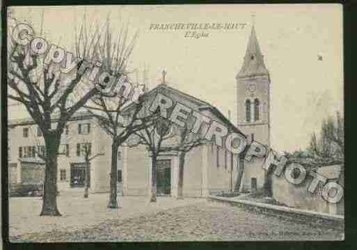 Ville de FRANCHEVILLE Carte postale ancienne