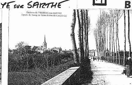 Ville de FRESNAYSURSARTHE Carte postale ancienne