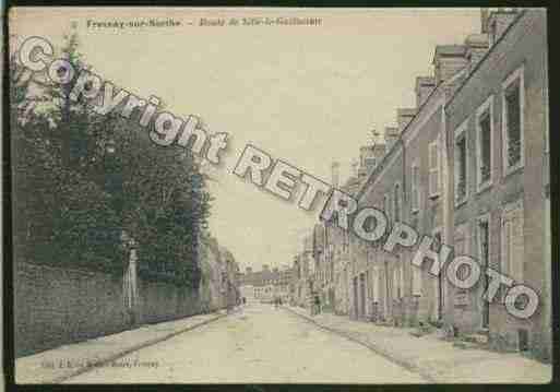 Ville de FRESNAYSURSARTHE Carte postale ancienne
