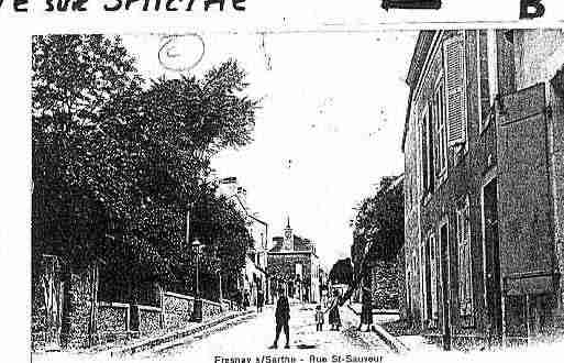 Ville de FRESNAYSURSARTHE Carte postale ancienne